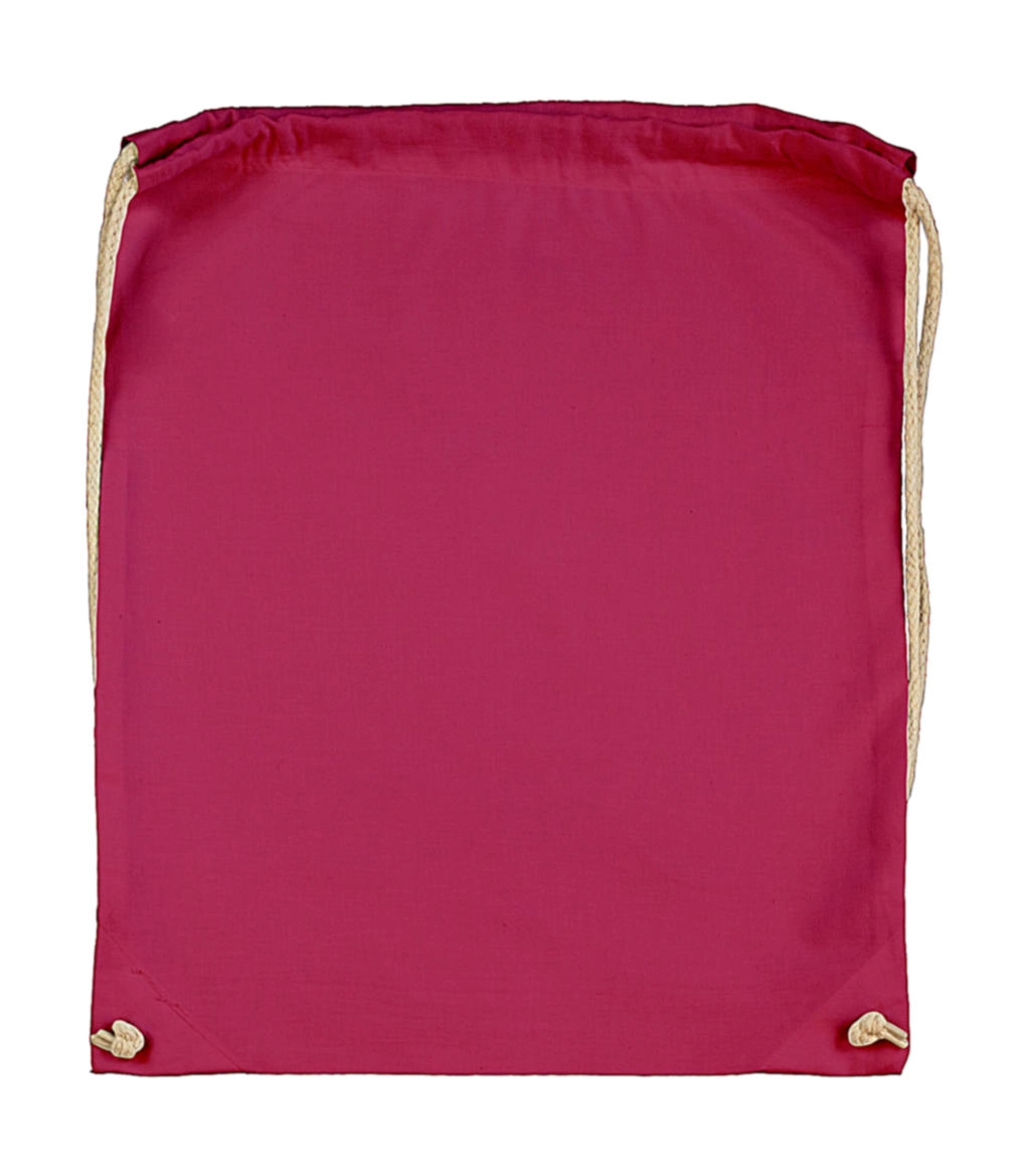 Cotton Drawstring Backpack zum Besticken und Bedrucken in der Farbe Claret mit Ihren Logo, Schriftzug oder Motiv.