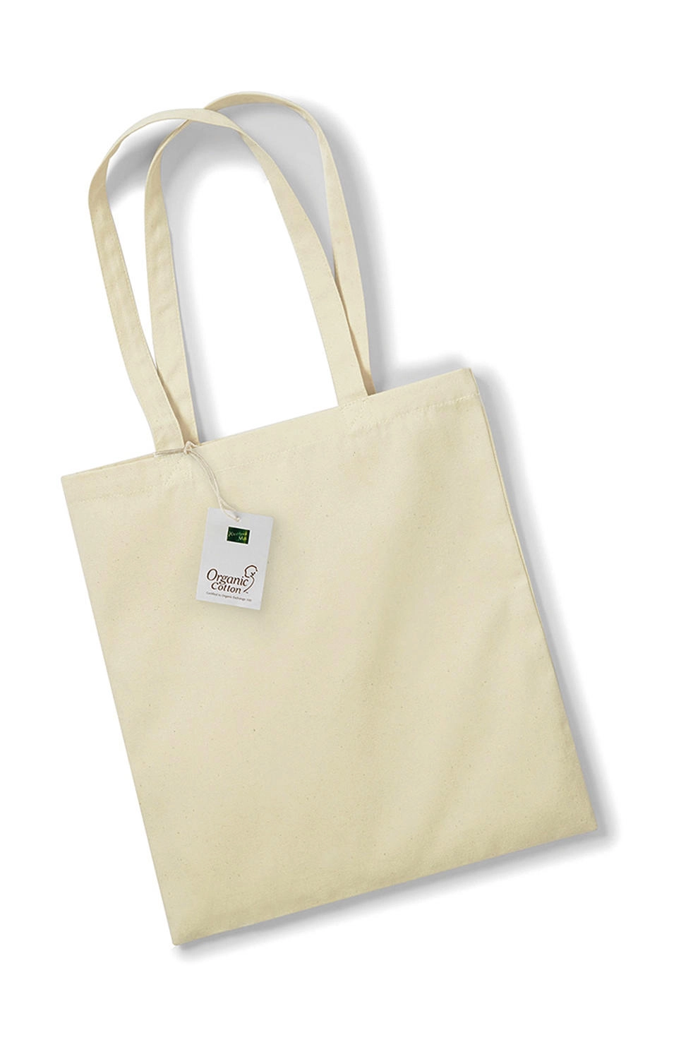 EarthAware™ Organic Bag for Life zum Besticken und Bedrucken in der Farbe Natural mit Ihren Logo, Schriftzug oder Motiv.