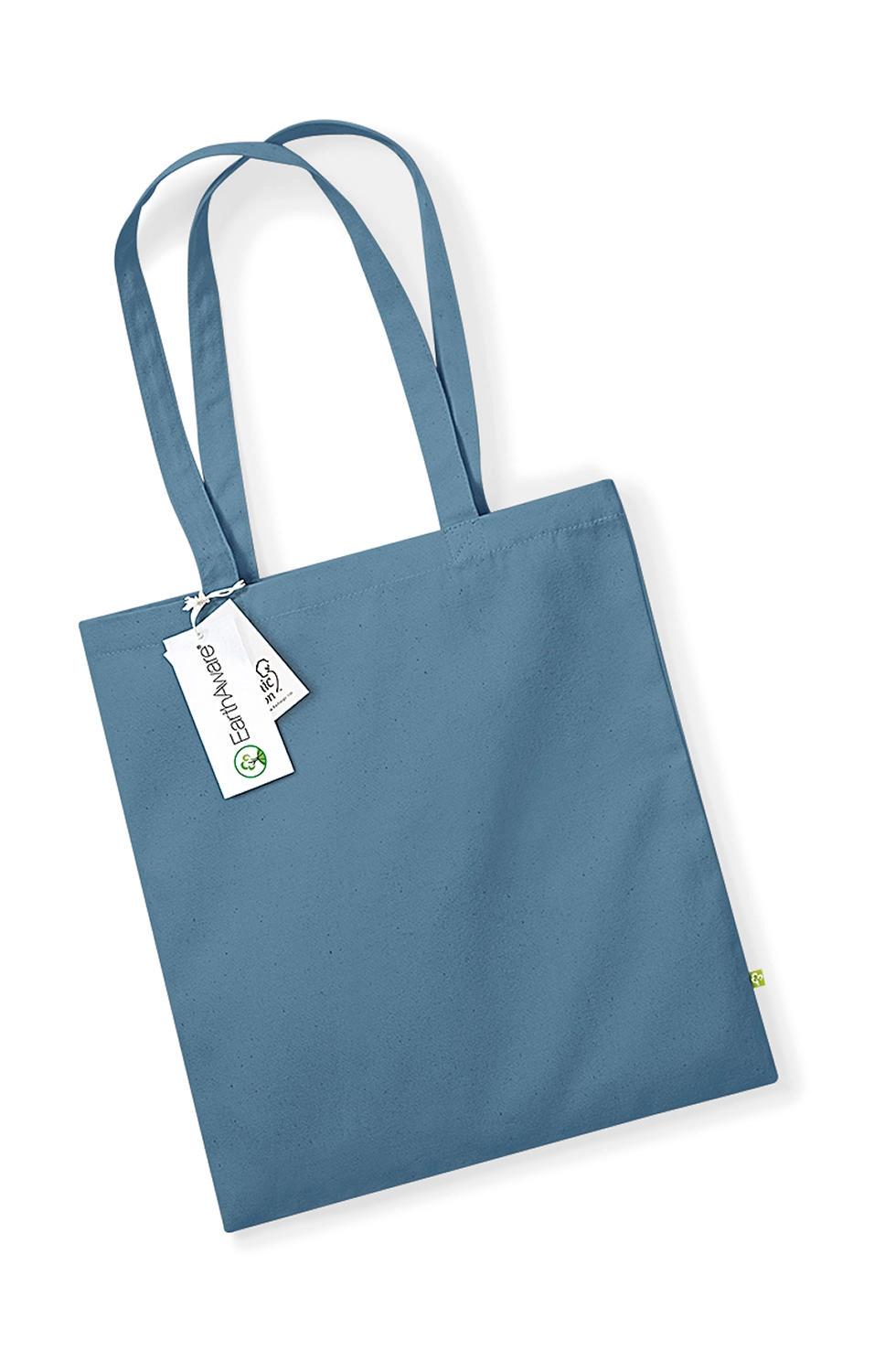 EarthAware™ Organic Bag for Life zum Besticken und Bedrucken in der Farbe Airforce Blue mit Ihren Logo, Schriftzug oder Motiv.