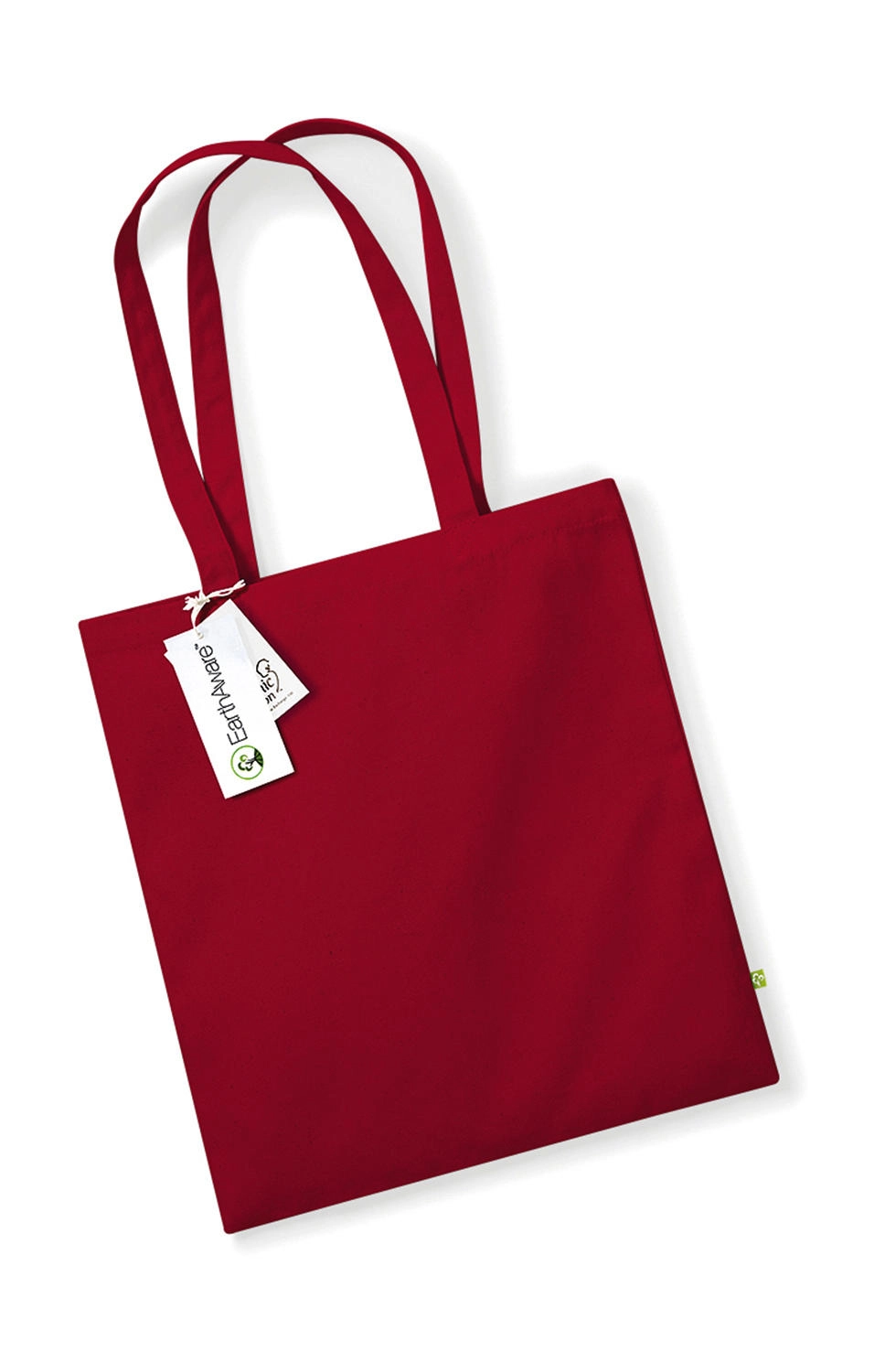 EarthAware™ Organic Bag for Life zum Besticken und Bedrucken in der Farbe Classic Red mit Ihren Logo, Schriftzug oder Motiv.