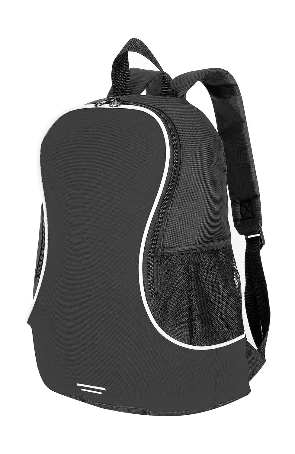 Fuji Basic Backpack zum Besticken und Bedrucken in der Farbe Black/White mit Ihren Logo, Schriftzug oder Motiv.