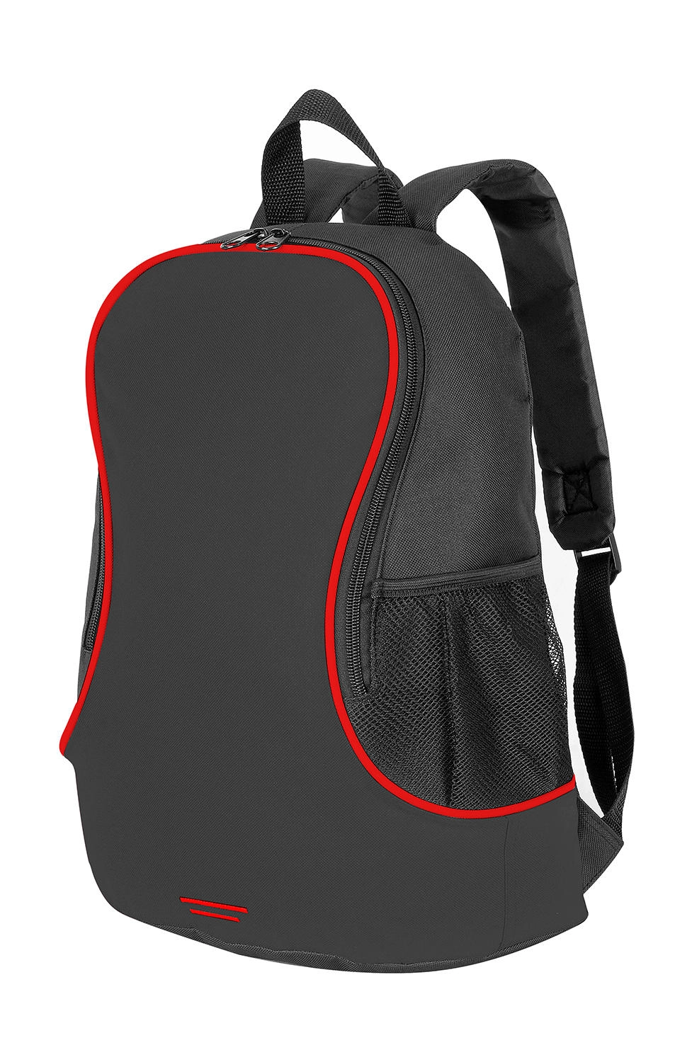 Fuji Basic Backpack zum Besticken und Bedrucken in der Farbe Black/Red mit Ihren Logo, Schriftzug oder Motiv.