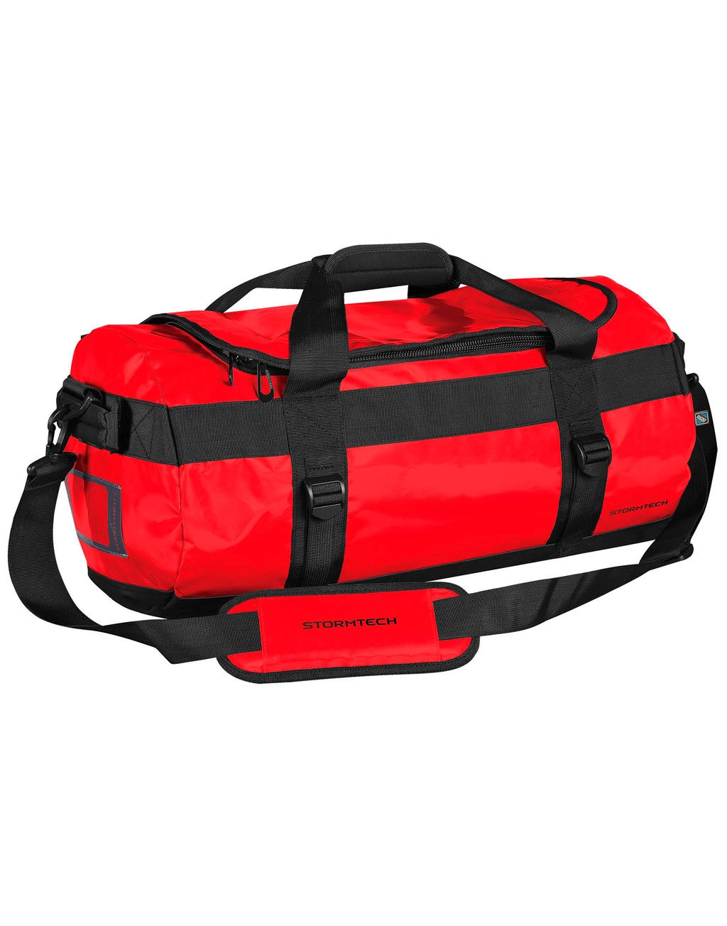 Atlantis Waterproof Gear Bag (Small) zum Besticken und Bedrucken in der Farbe Bold Red/Black mit Ihren Logo, Schriftzug oder Motiv.