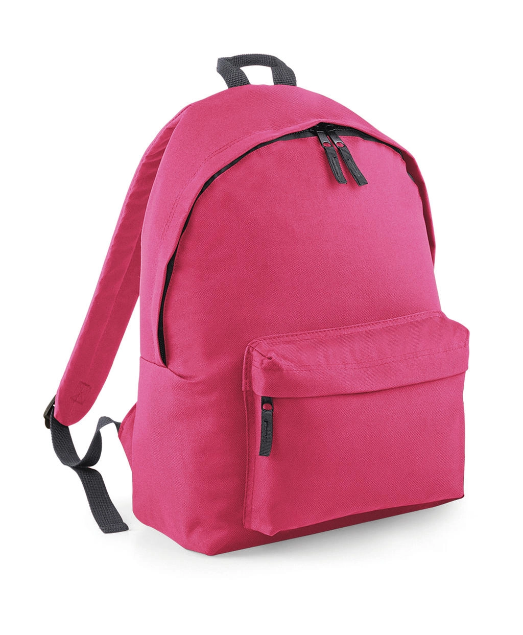 Original Fashion Backpack zum Besticken und Bedrucken in der Farbe True Pink/Graphite Grey mit Ihren Logo, Schriftzug oder Motiv.