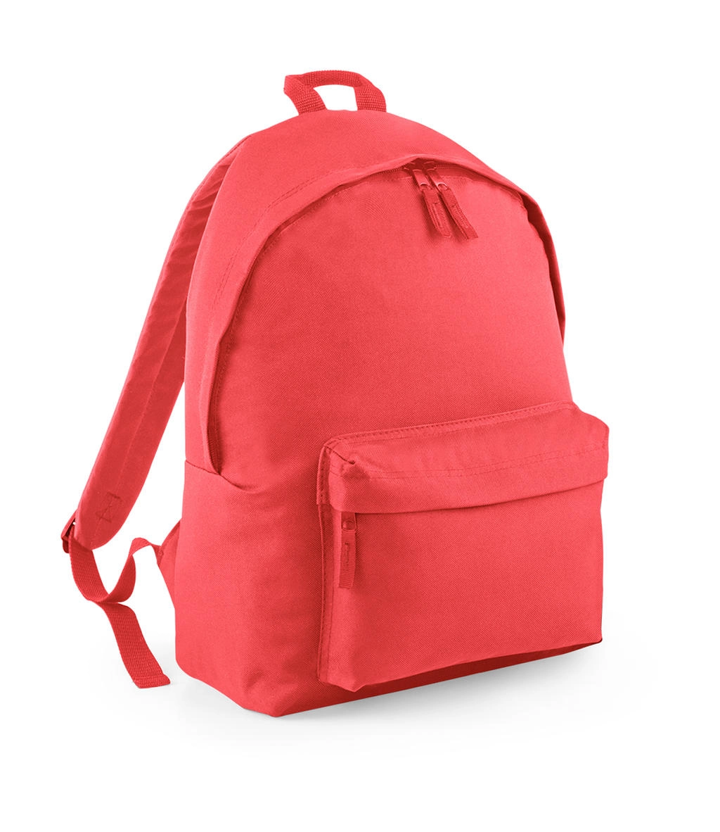 Original Fashion Backpack zum Besticken und Bedrucken in der Farbe Coral/Coral mit Ihren Logo, Schriftzug oder Motiv.