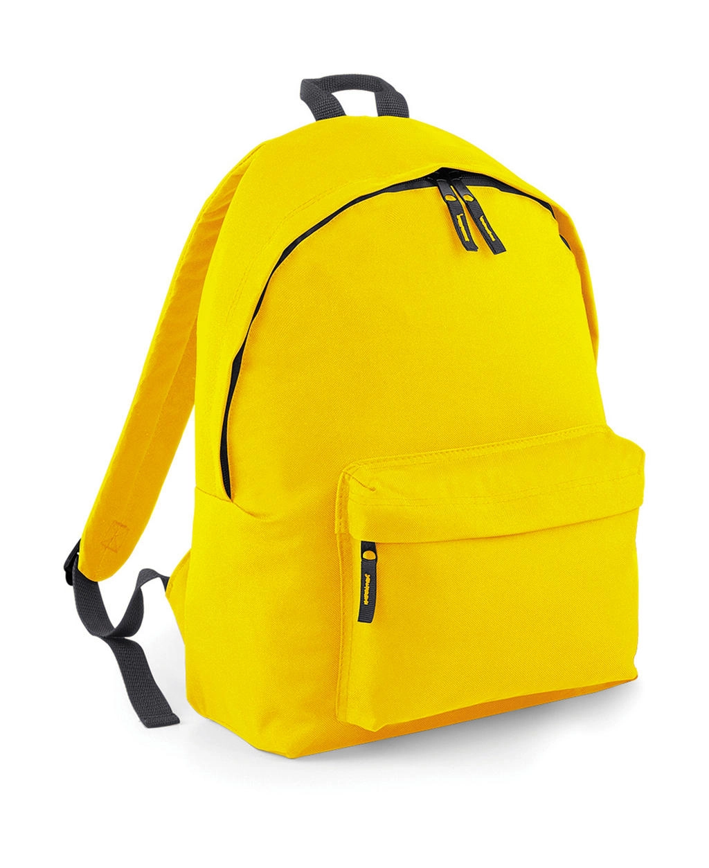Original Fashion Backpack zum Besticken und Bedrucken in der Farbe Yellow/Graphite Grey mit Ihren Logo, Schriftzug oder Motiv.