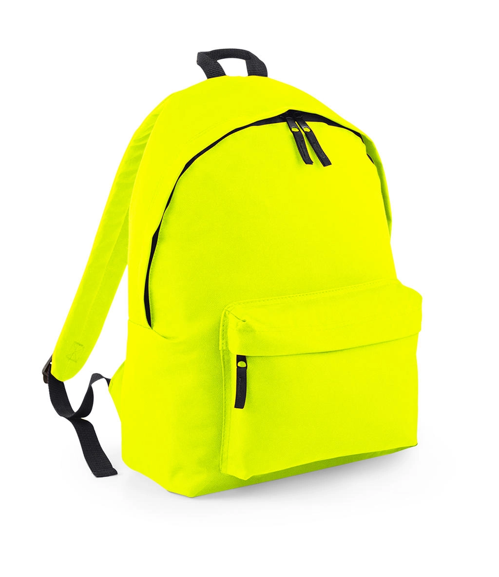 Original Fashion Backpack zum Besticken und Bedrucken in der Farbe Fluorescent Yellow mit Ihren Logo, Schriftzug oder Motiv.