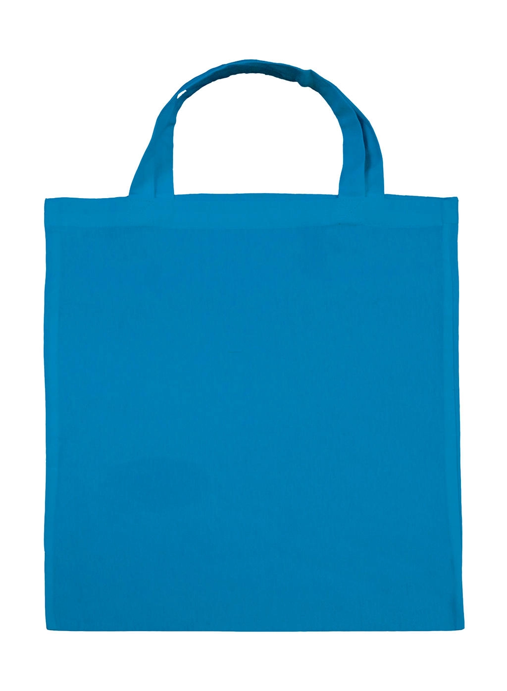 Cotton Shopper SH zum Besticken und Bedrucken in der Farbe Mid Blue mit Ihren Logo, Schriftzug oder Motiv.
