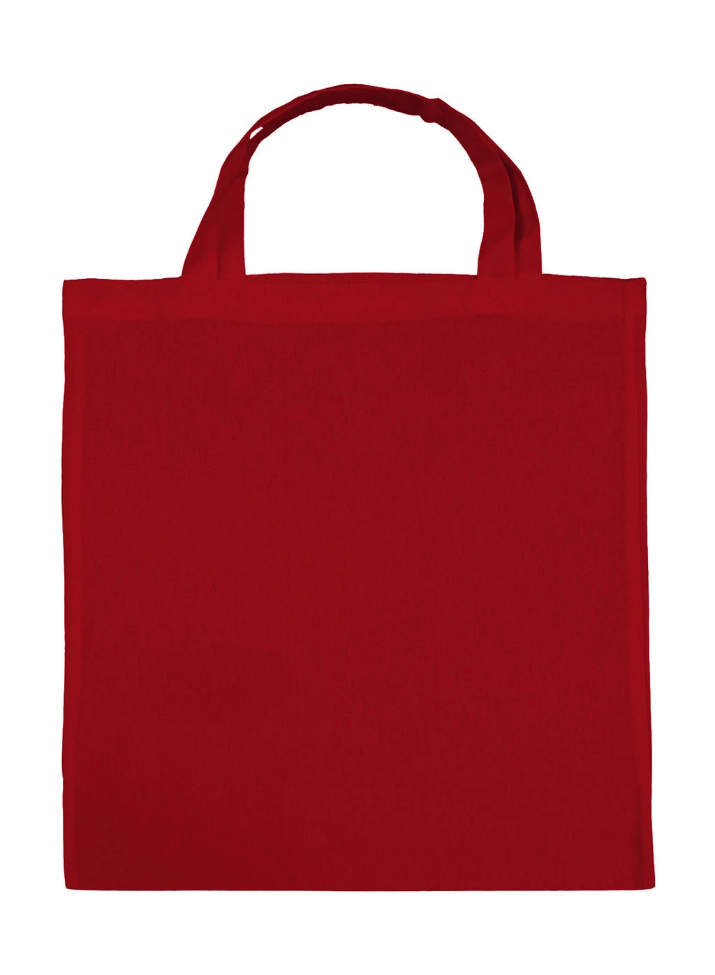 Cotton Shopper SH zum Besticken und Bedrucken in der Farbe Red mit Ihren Logo, Schriftzug oder Motiv.