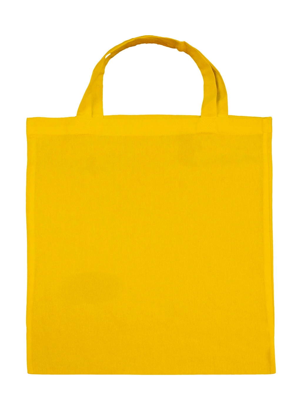 Cotton Shopper SH zum Besticken und Bedrucken in der Farbe Yellow mit Ihren Logo, Schriftzug oder Motiv.