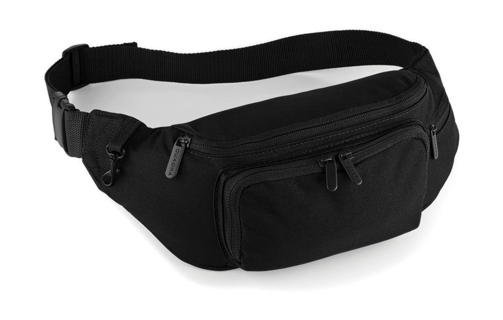 Deluxe Belt Bag zum Besticken und Bedrucken in der Farbe Black mit Ihren Logo, Schriftzug oder Motiv.