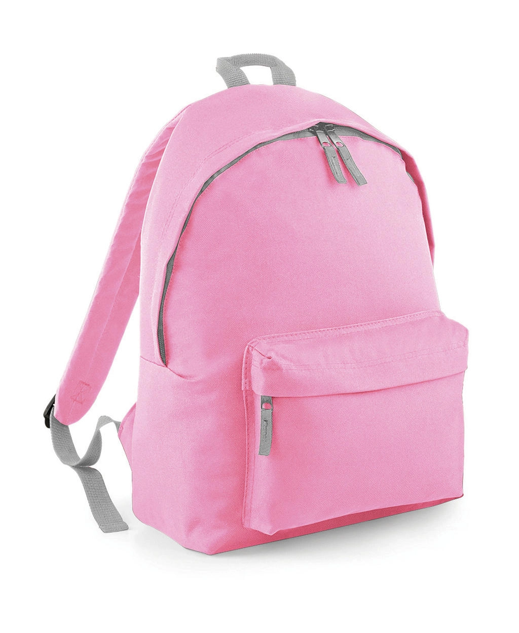 Junior Fashion Backpack zum Besticken und Bedrucken in der Farbe Classic Pink/Light Grey mit Ihren Logo, Schriftzug oder Motiv.