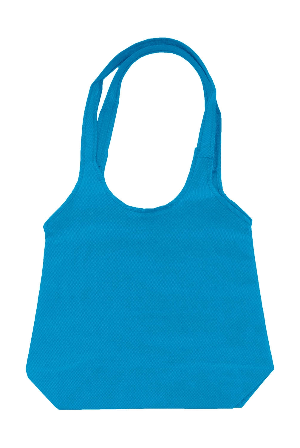 Fashion Shopper zum Besticken und Bedrucken in der Farbe Mid Blue mit Ihren Logo, Schriftzug oder Motiv.