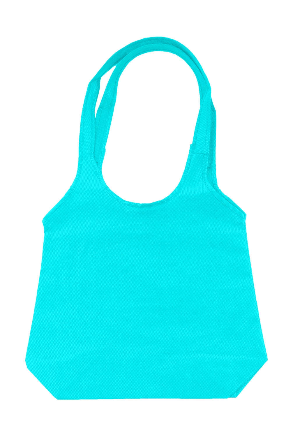 Fashion Shopper zum Besticken und Bedrucken in der Farbe Turquoise mit Ihren Logo, Schriftzug oder Motiv.