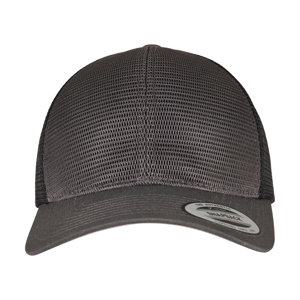 360° Omnimesh 2-Tone Cap zum Besticken und Bedrucken in der Farbe Charcoal/Black mit Ihren Logo, Schriftzug oder Motiv.