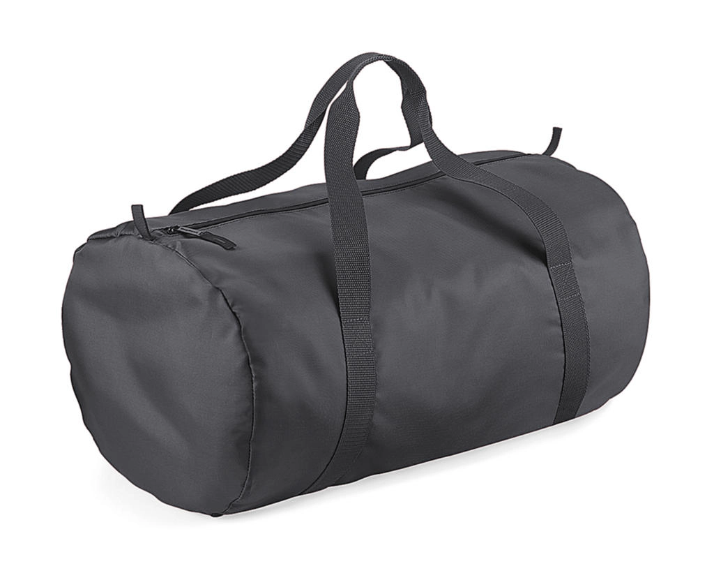 Packaway Barrel Bag zum Besticken und Bedrucken in der Farbe Graphite Grey/Graphite Grey mit Ihren Logo, Schriftzug oder Motiv.