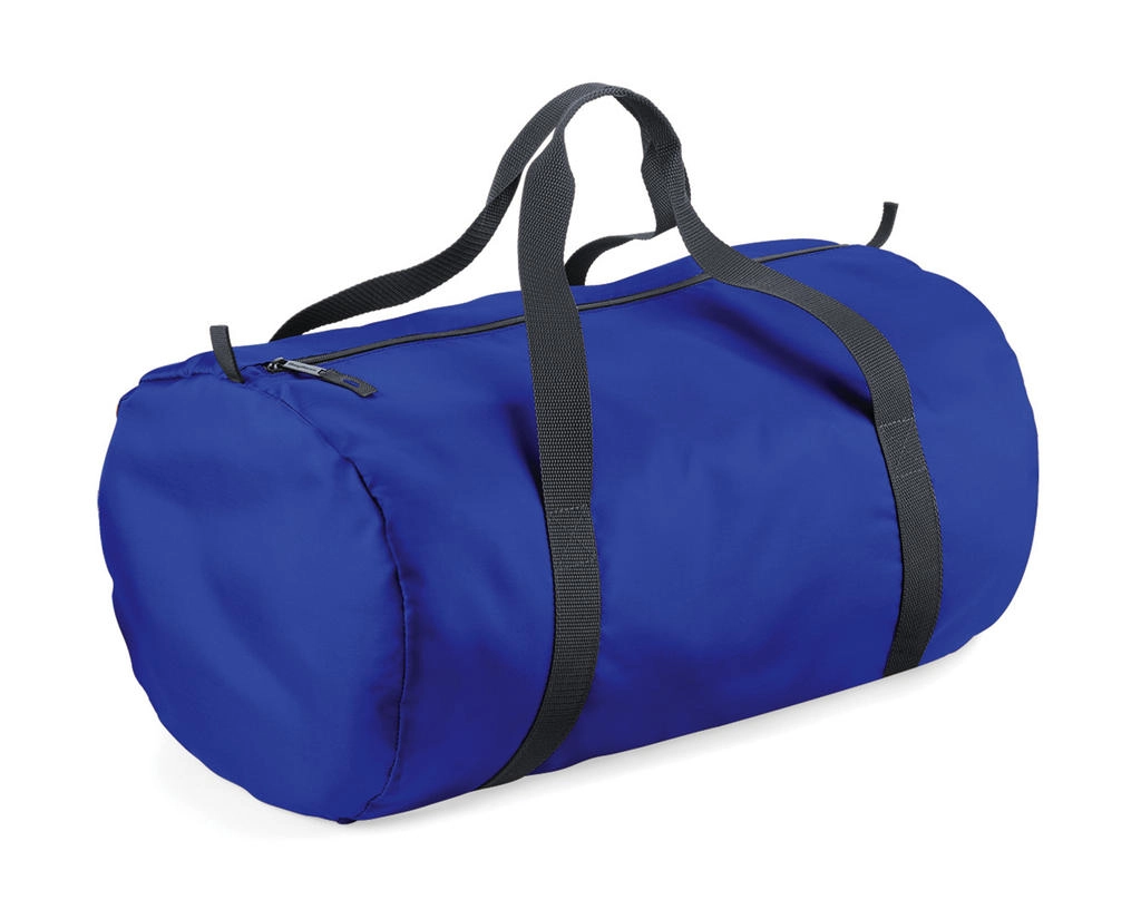 Packaway Barrel Bag zum Besticken und Bedrucken in der Farbe Bright Royal mit Ihren Logo, Schriftzug oder Motiv.