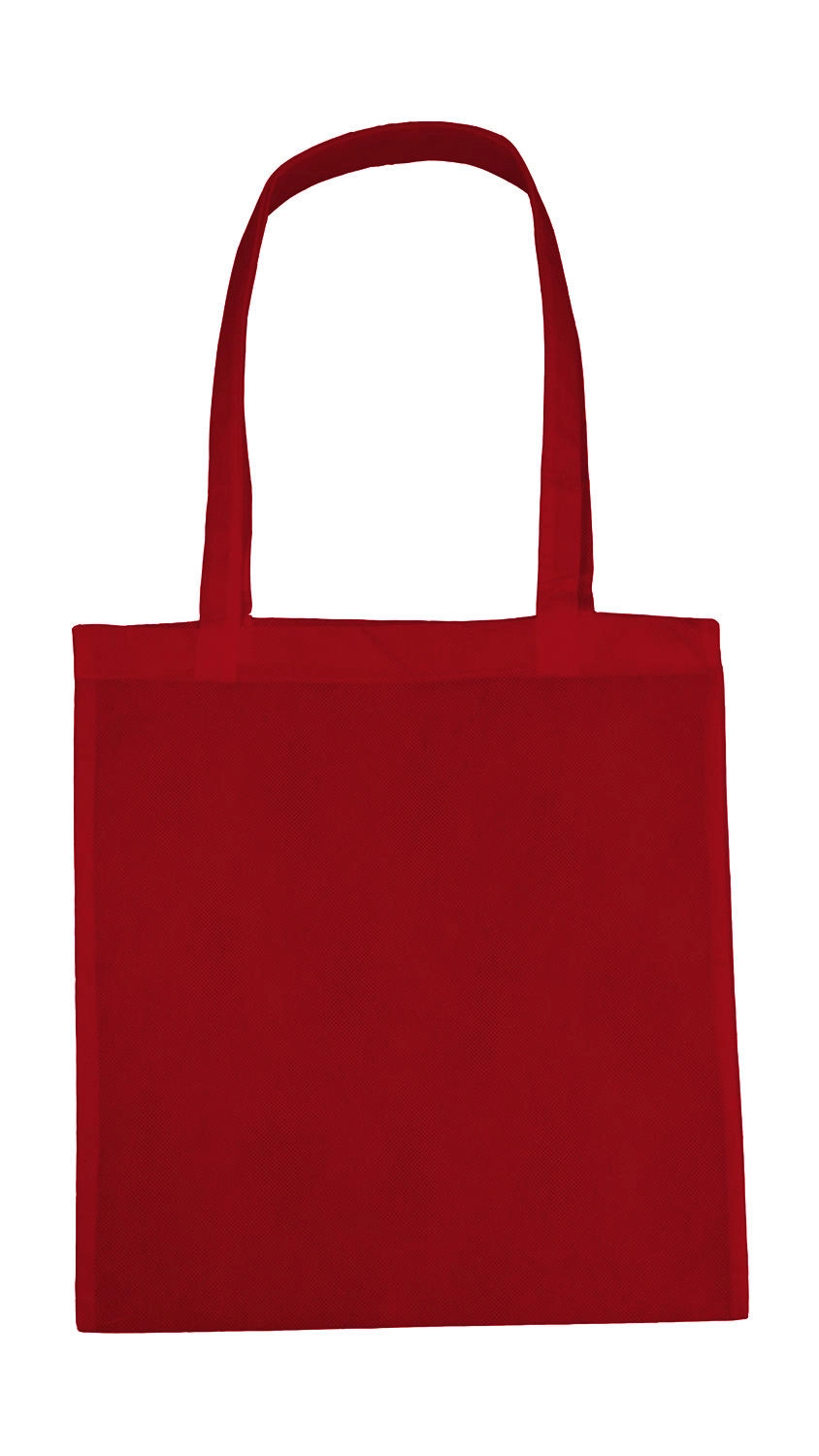 Basic Shopper LH zum Besticken und Bedrucken in der Farbe Red mit Ihren Logo, Schriftzug oder Motiv.