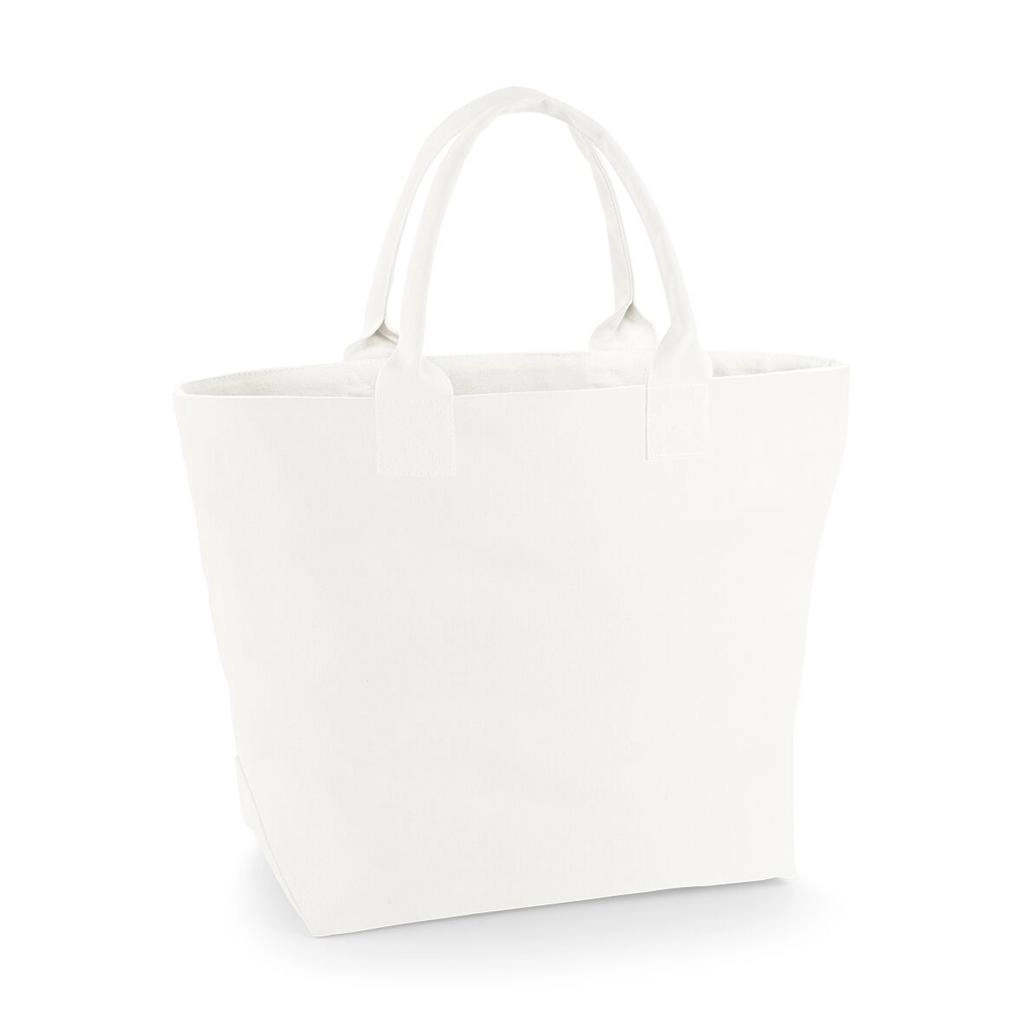 Canvas Deck Bag zum Besticken und Bedrucken in der Farbe Off White mit Ihren Logo, Schriftzug oder Motiv.