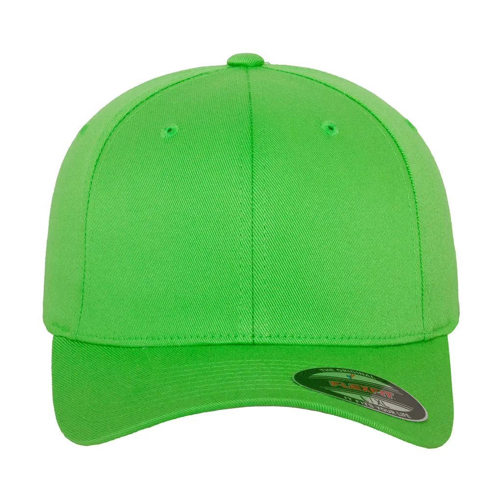 Flexfit Wooly Combed Cap Kids zum Besticken und Bedrucken in der Farbe Fresh Green mit Ihren Logo, Schriftzug oder Motiv.