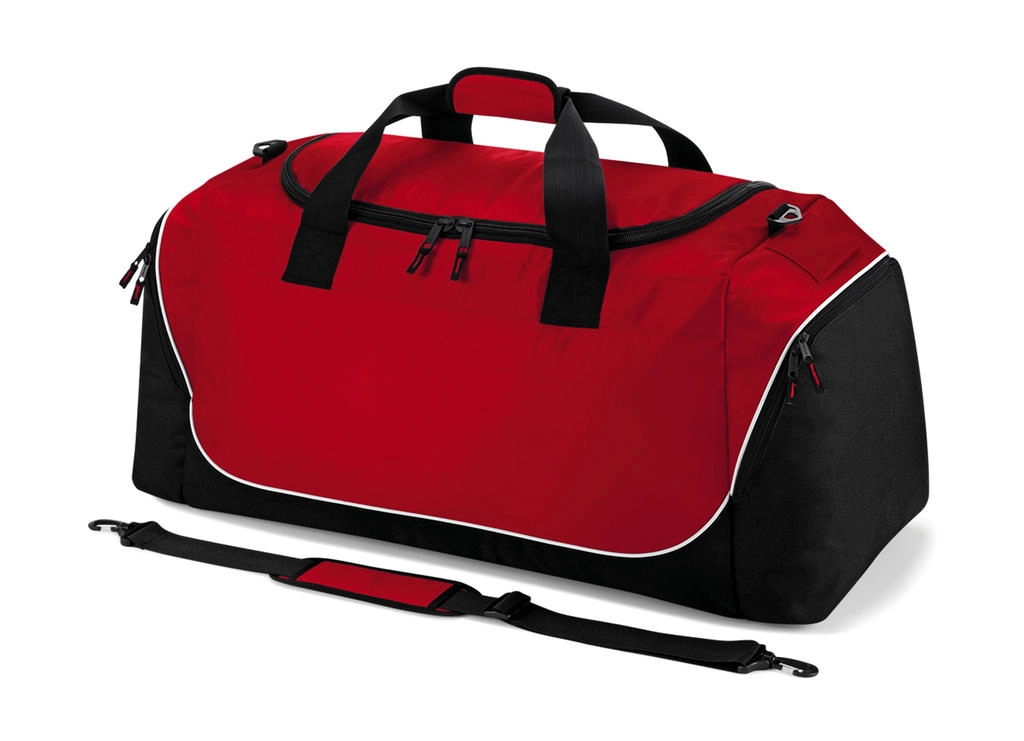 Jumbo Kit Bag zum Besticken und Bedrucken in der Farbe Classic Red/Black/White mit Ihren Logo, Schriftzug oder Motiv.