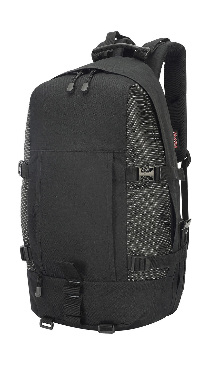 Gran Paradiso Hiker Backpack zum Besticken und Bedrucken in der Farbe Black mit Ihren Logo, Schriftzug oder Motiv.