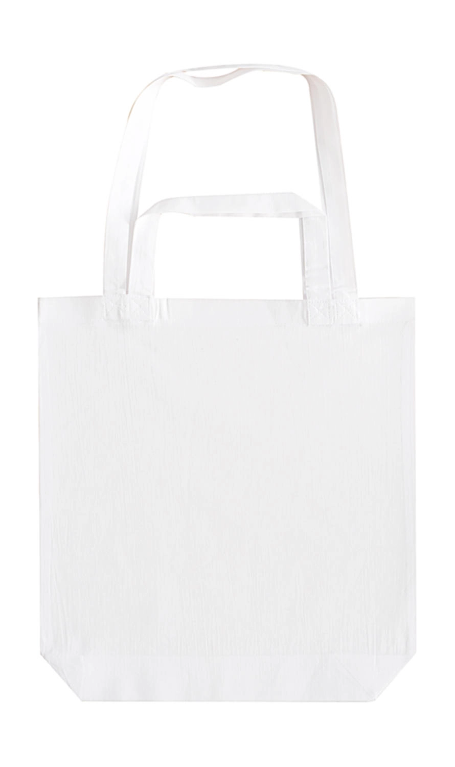 Double Handle Gusset Bag zum Besticken und Bedrucken in der Farbe Snowwhite mit Ihren Logo, Schriftzug oder Motiv.