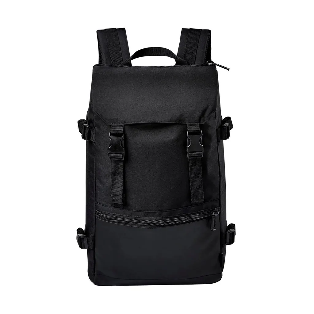 Chappaqua Backpack zum Besticken und Bedrucken in der Farbe Black mit Ihren Logo, Schriftzug oder Motiv.