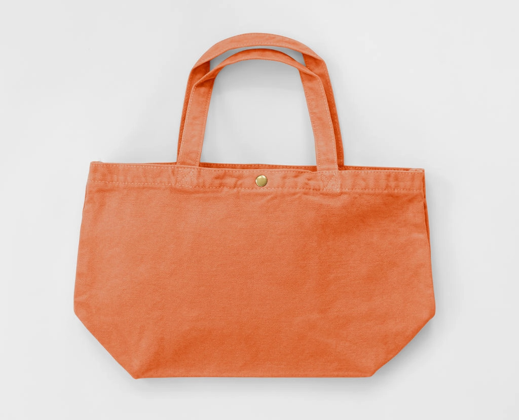 Small Canvas Shopper zum Besticken und Bedrucken in der Farbe Autumn Maple mit Ihren Logo, Schriftzug oder Motiv.
