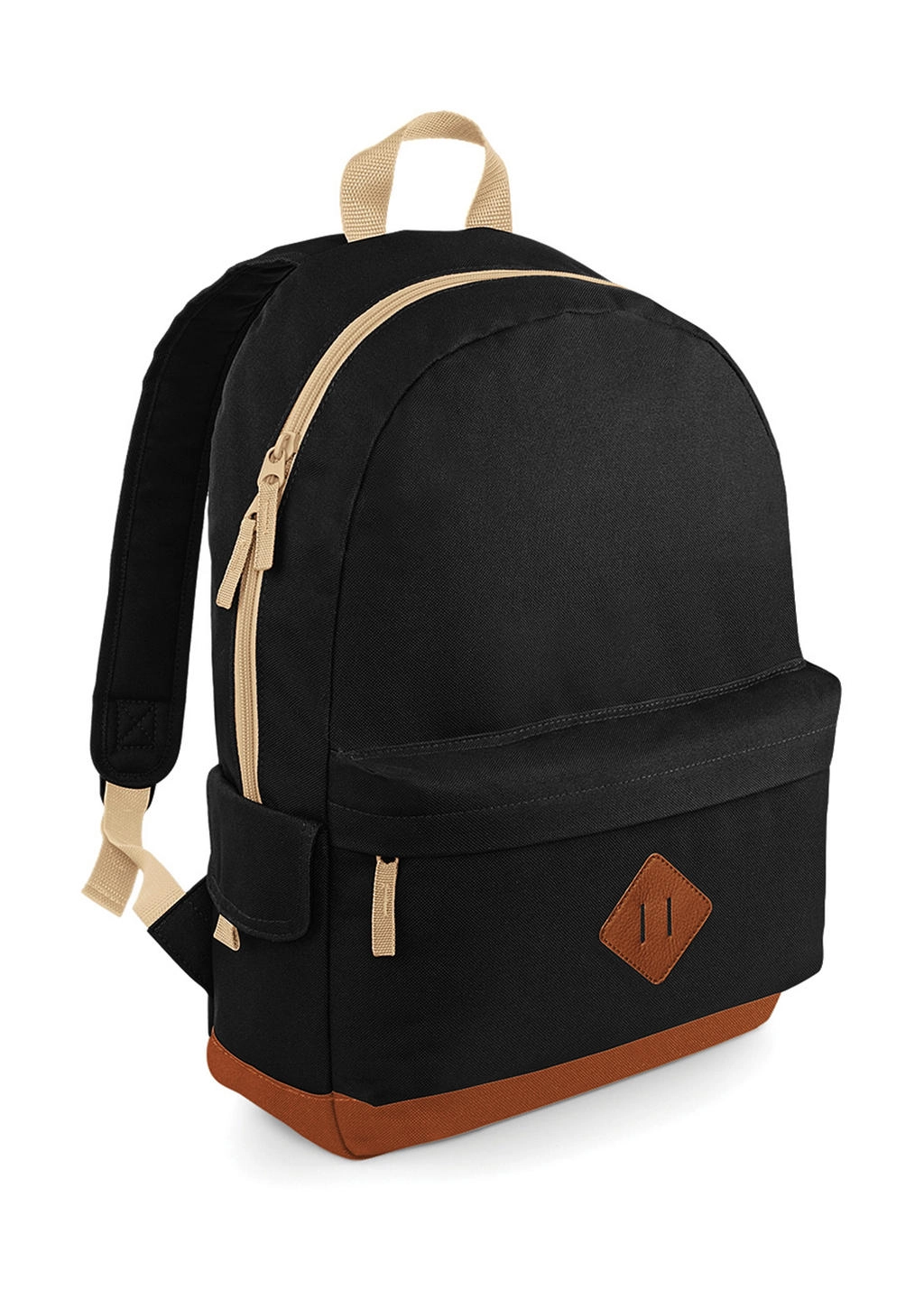 Heritage Backpack zum Besticken und Bedrucken in der Farbe Black mit Ihren Logo, Schriftzug oder Motiv.