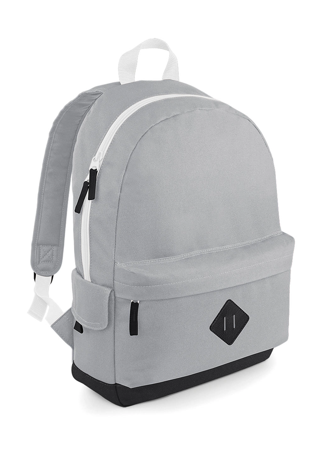 Heritage Backpack zum Besticken und Bedrucken in der Farbe Light Grey mit Ihren Logo, Schriftzug oder Motiv.