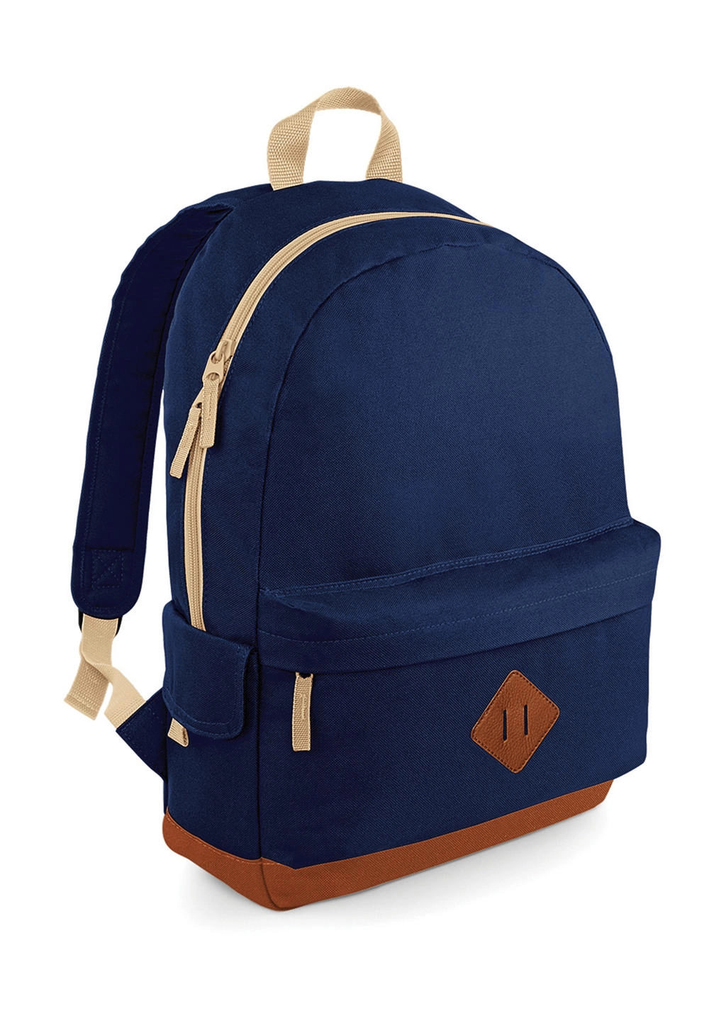 Heritage Backpack zum Besticken und Bedrucken in der Farbe French Navy mit Ihren Logo, Schriftzug oder Motiv.
