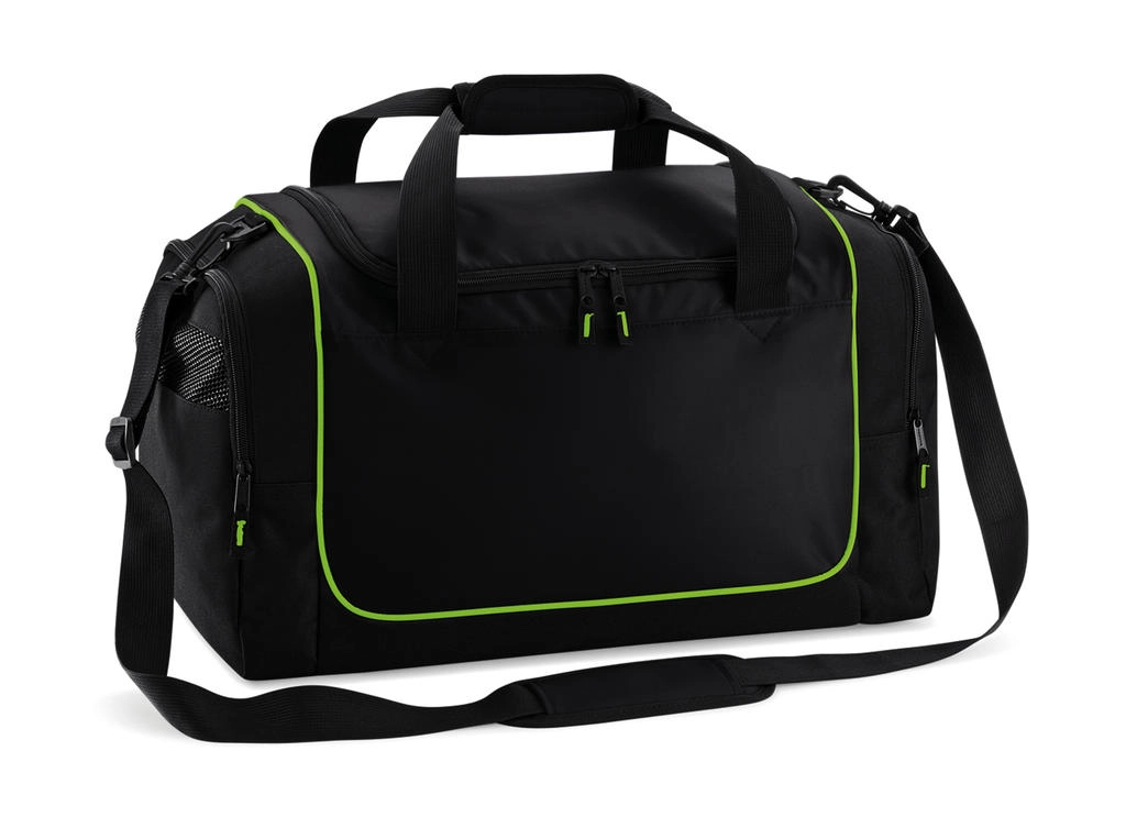 Locker Bag zum Besticken und Bedrucken in der Farbe Black/Lime Green mit Ihren Logo, Schriftzug oder Motiv.