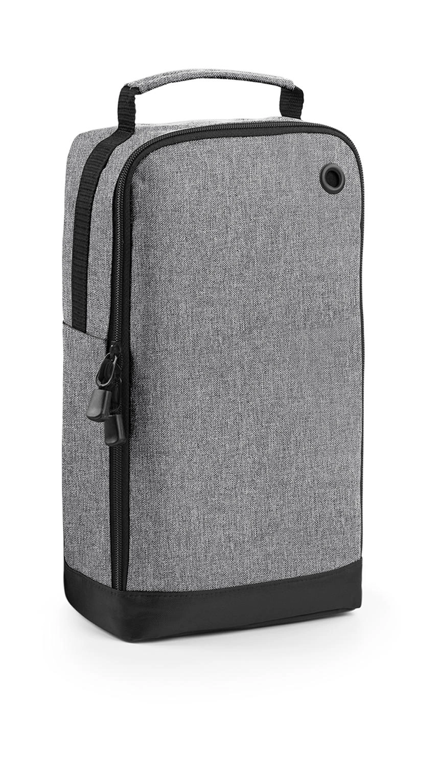 Sports Shoe/Accessory Bag zum Besticken und Bedrucken in der Farbe Grey Marl mit Ihren Logo, Schriftzug oder Motiv.