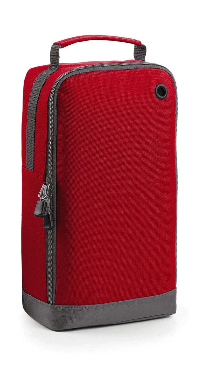Sports Shoe/Accessory Bag zum Besticken und Bedrucken in der Farbe Classic Red mit Ihren Logo, Schriftzug oder Motiv.