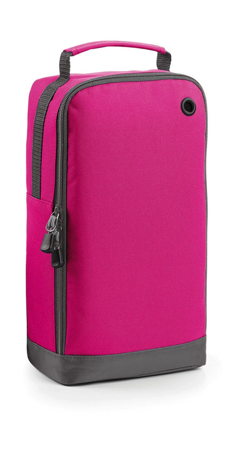 Sports Shoe/Accessory Bag zum Besticken und Bedrucken in der Farbe Fuchsia mit Ihren Logo, Schriftzug oder Motiv.