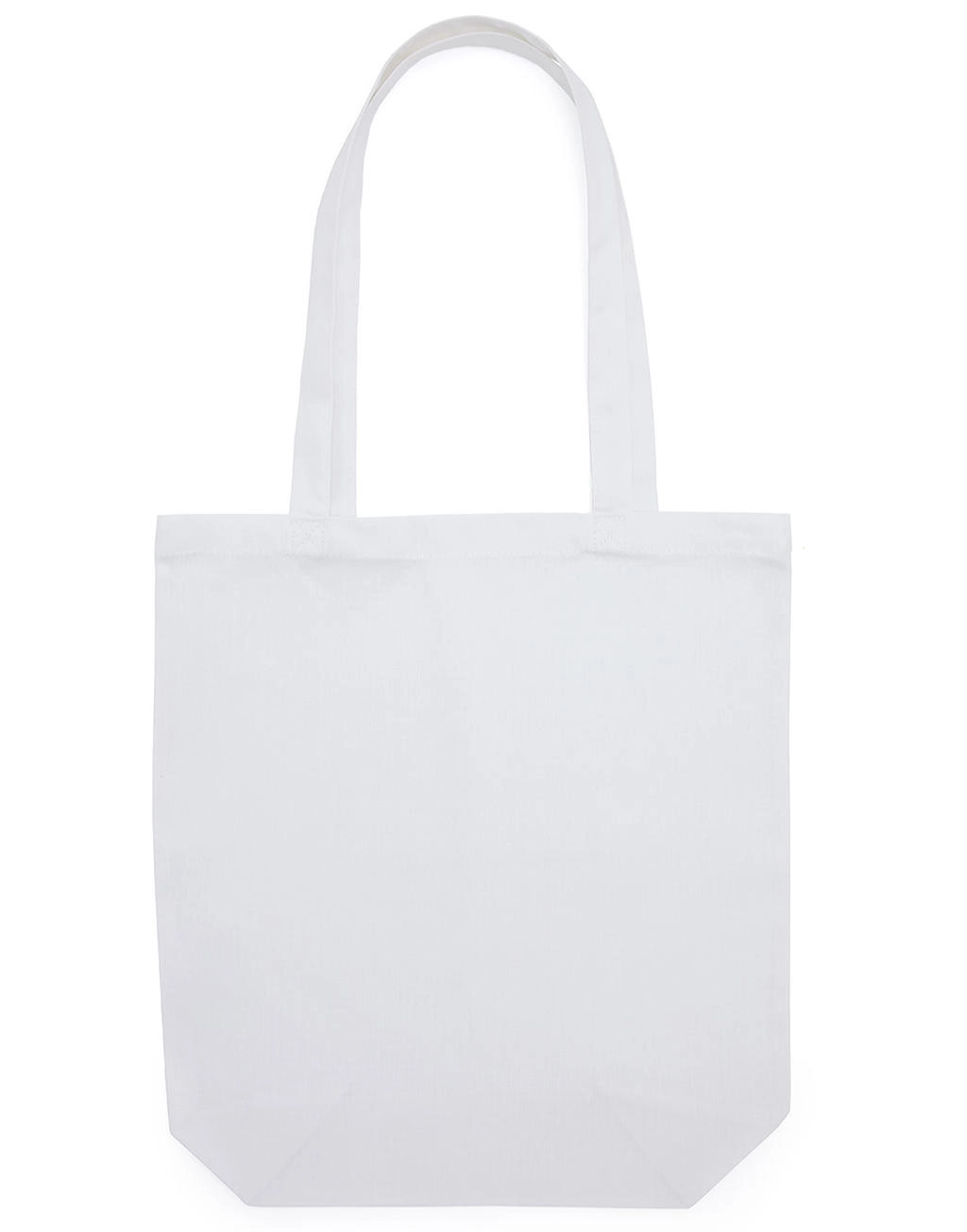 Baby Canvas Cotton Bag LH with Gusset zum Besticken und Bedrucken in der Farbe Snowwhite mit Ihren Logo, Schriftzug oder Motiv.