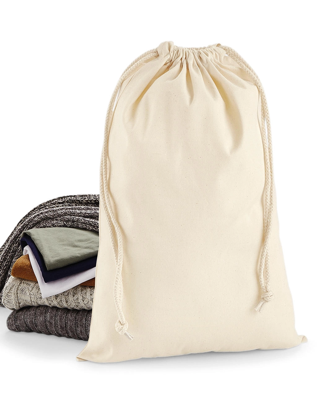 Premium Cotton Stuff Bag zum Besticken und Bedrucken mit Ihren Logo, Schriftzug oder Motiv.