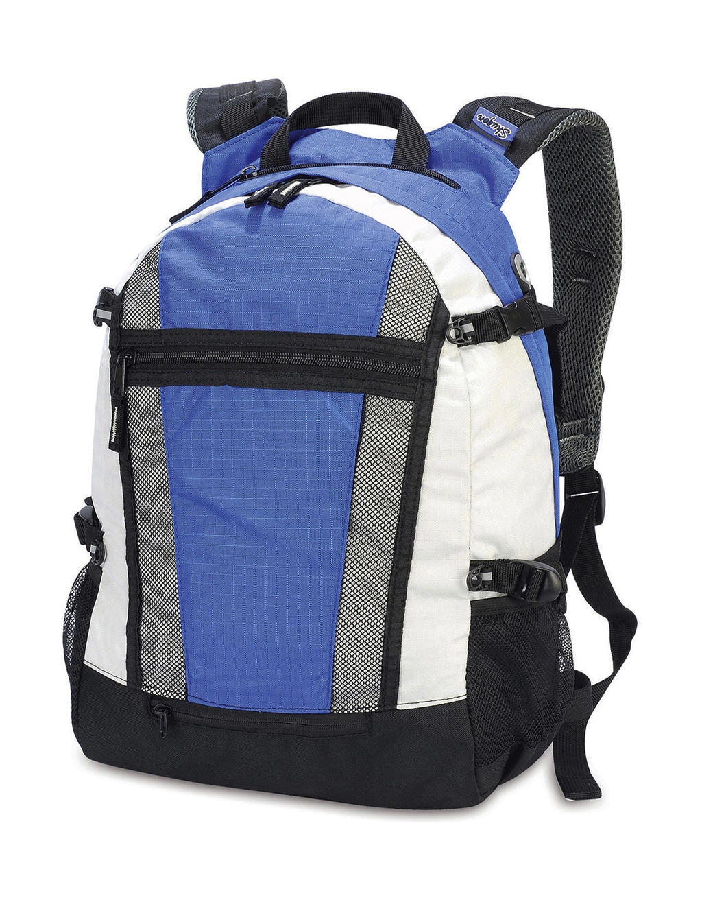 Indiana Student/ Sports Backpack zum Besticken und Bedrucken in der Farbe Royal/Off White mit Ihren Logo, Schriftzug oder Motiv.