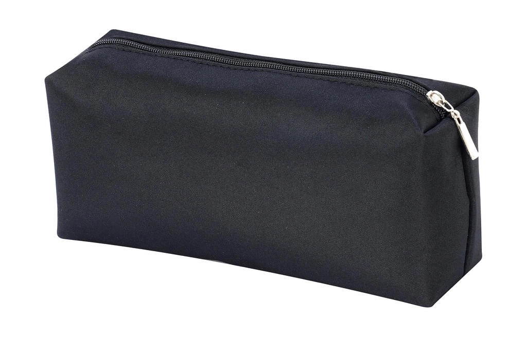 Linz Classic Cosmetic Bag zum Besticken und Bedrucken in der Farbe Black mit Ihren Logo, Schriftzug oder Motiv.