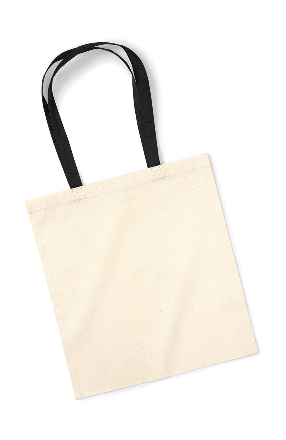 Bag for Life - Contrast Handles zum Besticken und Bedrucken in der Farbe Natural/Black mit Ihren Logo, Schriftzug oder Motiv.