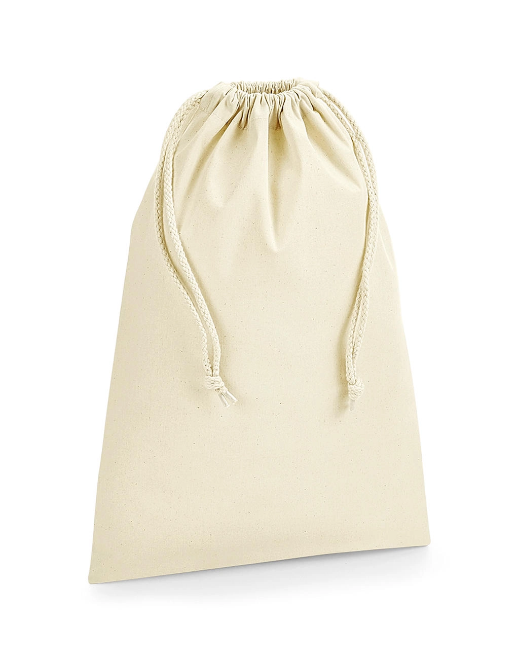 Organic Premium Cotton Stuff Bag zum Besticken und Bedrucken in der Farbe Natural mit Ihren Logo, Schriftzug oder Motiv.