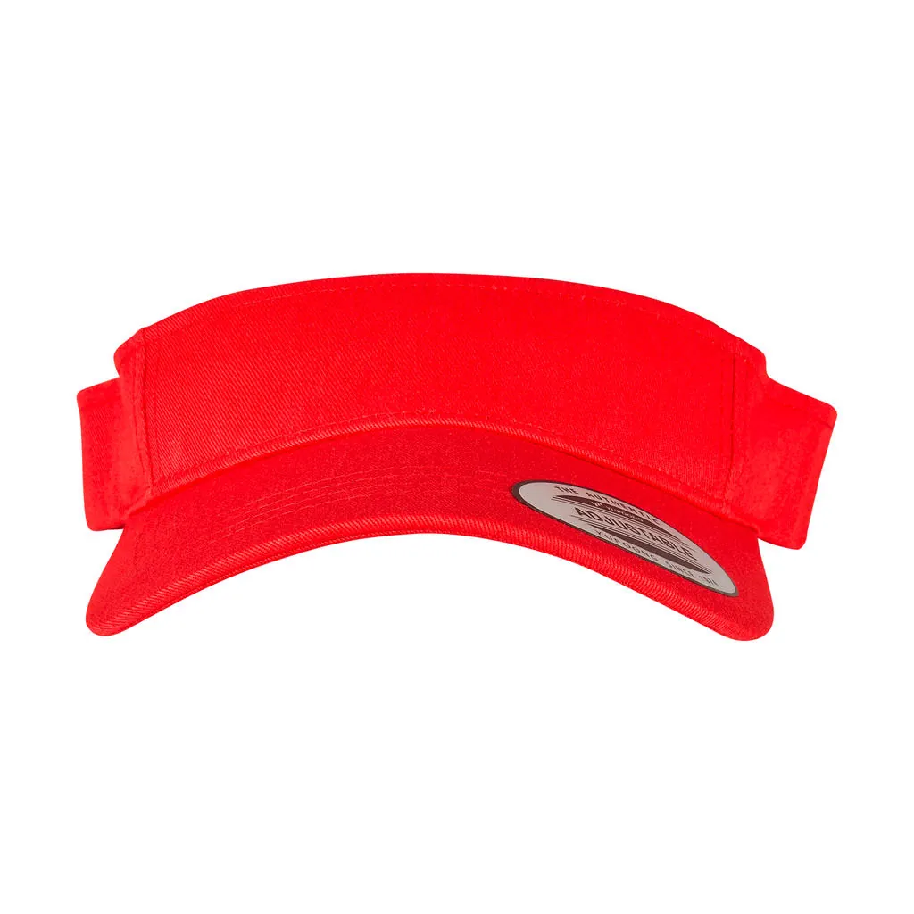 Curved Visor Cap zum Besticken und Bedrucken in der Farbe Red mit Ihren Logo, Schriftzug oder Motiv.