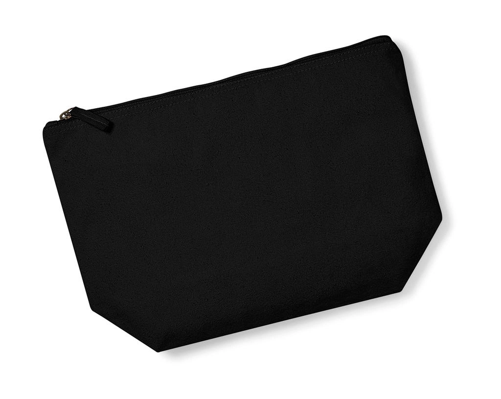 EarthAware™ Organic Accessory Bag zum Besticken und Bedrucken in der Farbe Black mit Ihren Logo, Schriftzug oder Motiv.