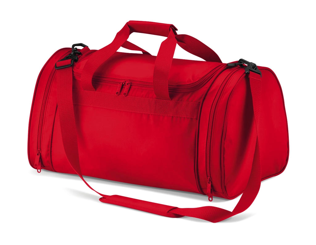 Sports Bag zum Besticken und Bedrucken in der Farbe Red mit Ihren Logo, Schriftzug oder Motiv.