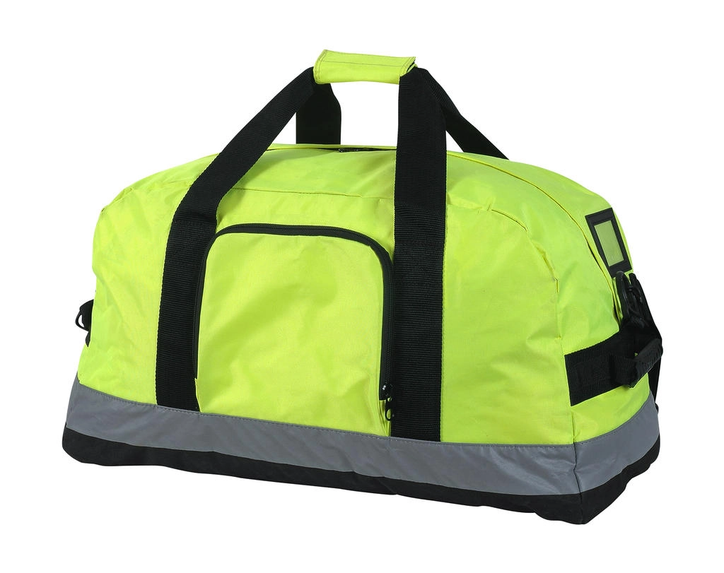 Seattle Essential Hi-Vis Work Bag zum Besticken und Bedrucken in der Farbe Hi-Vis Yellow/Black mit Ihren Logo, Schriftzug oder Motiv.