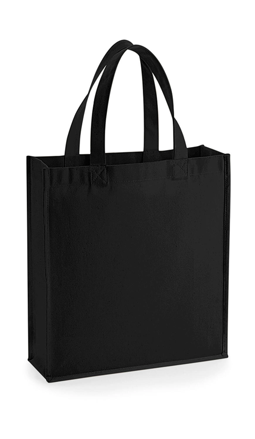 Gallery Canvas Gift Bag zum Besticken und Bedrucken in der Farbe Black mit Ihren Logo, Schriftzug oder Motiv.