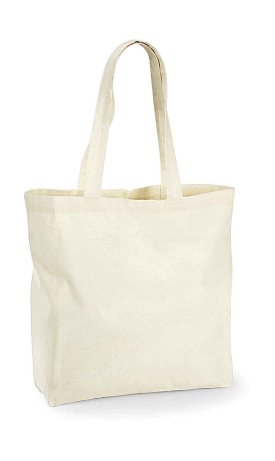 Maxi Bag For Life zum Besticken und Bedrucken in der Farbe Natural mit Ihren Logo, Schriftzug oder Motiv.