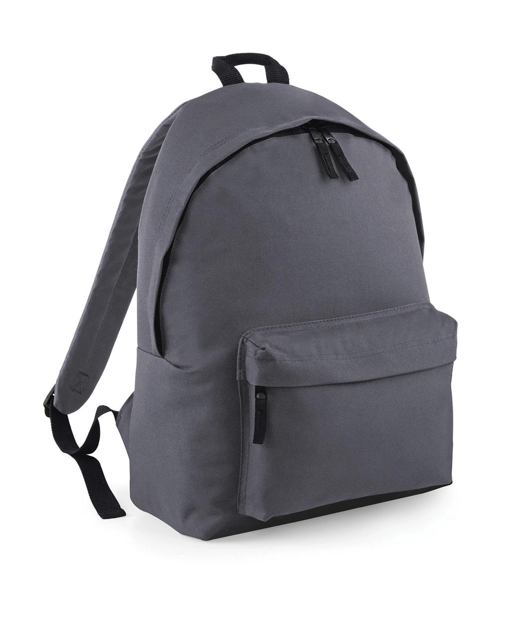 Maxi Fashion Backpack zum Besticken und Bedrucken in der Farbe Graphite Grey mit Ihren Logo, Schriftzug oder Motiv.