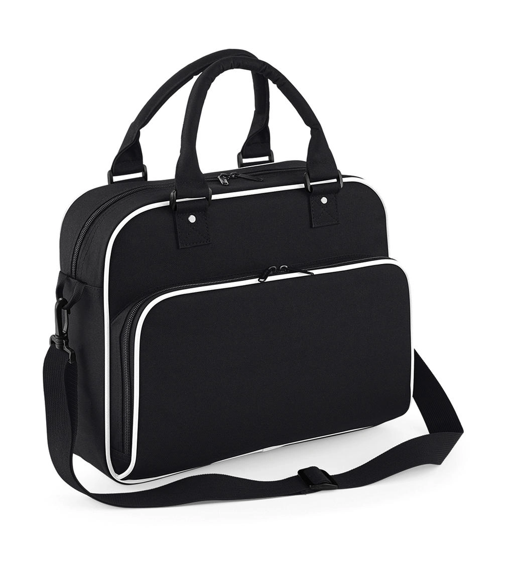Junior Dance Bag zum Besticken und Bedrucken in der Farbe Black/White mit Ihren Logo, Schriftzug oder Motiv.
